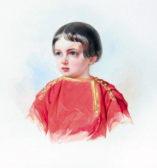 Grand Duke Nicholas Alexandrovich of Russia as a child