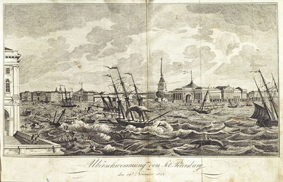 Flood in St. Petersburg, 19 November 1824