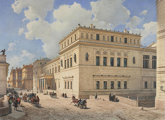 The New Hermitage, 1861 (Hermitage Museum, St. Petersburg (