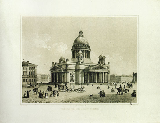 St. Isaac's Cathedral, 1845 (State Museum of the History of St. Petersburg)