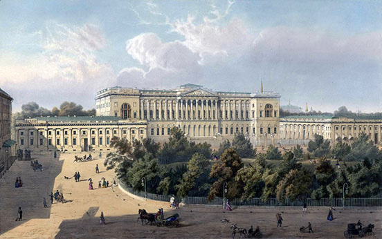 Palace of Grand Duke Michael, 1850s (State Pushkin Museum, Moscow)