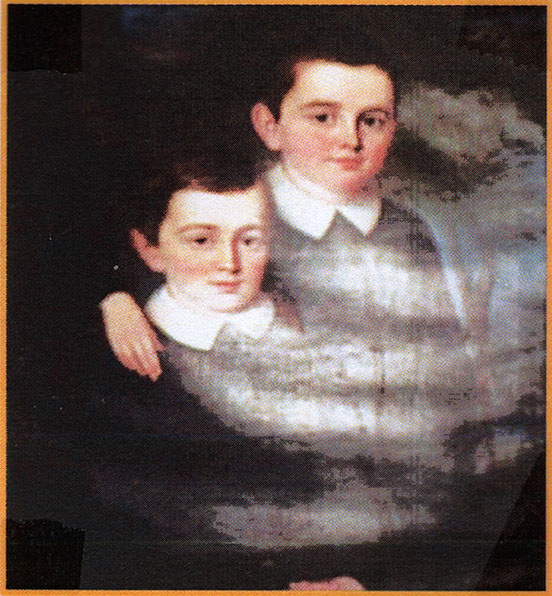 Damaged image of Phillip and Charles Eastwick