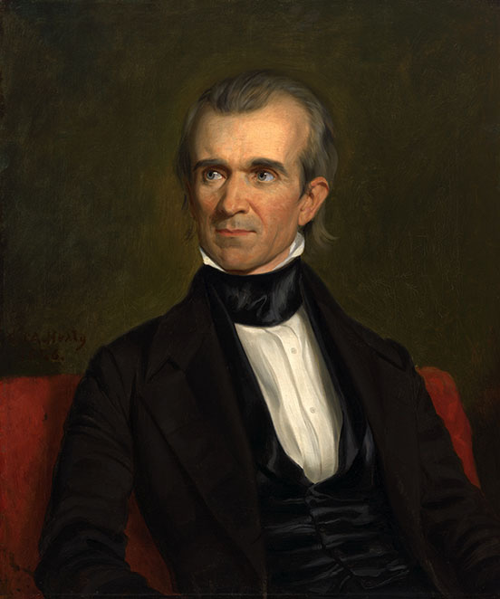 President James Knox Polk, 1846 (National Portrait Gallery, Washington, DC)