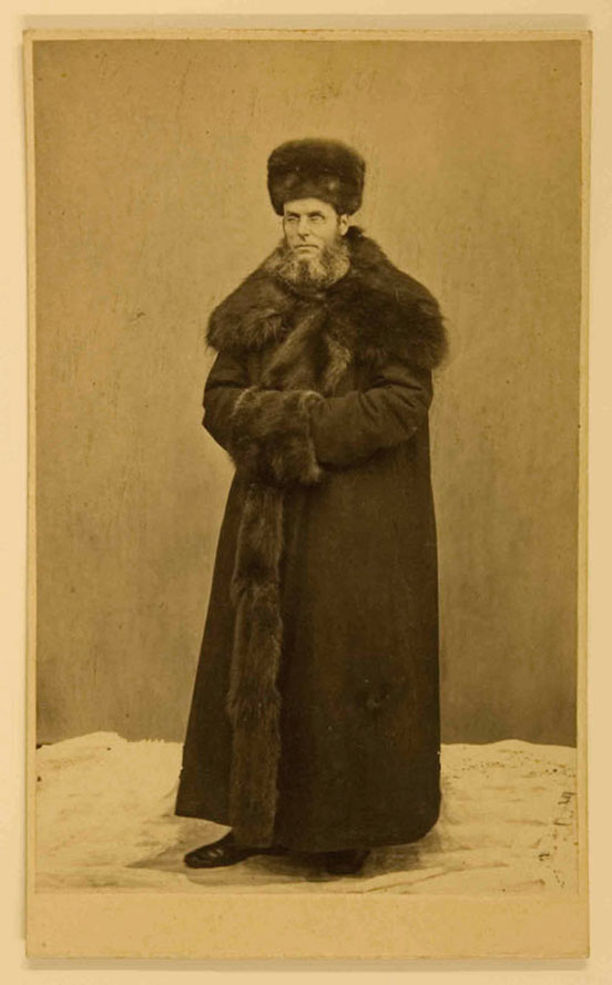 George William Whistler in a Russian longcoat (shuba) (Hunterian Gallery, Glasgow)