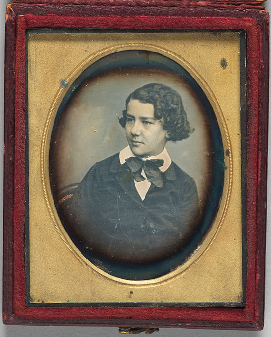 Daguerreotype of James Whistler, circa 1848, by William Kilburn (Fogg Museum, Harvard University Art Museums, Cambridge, MA)