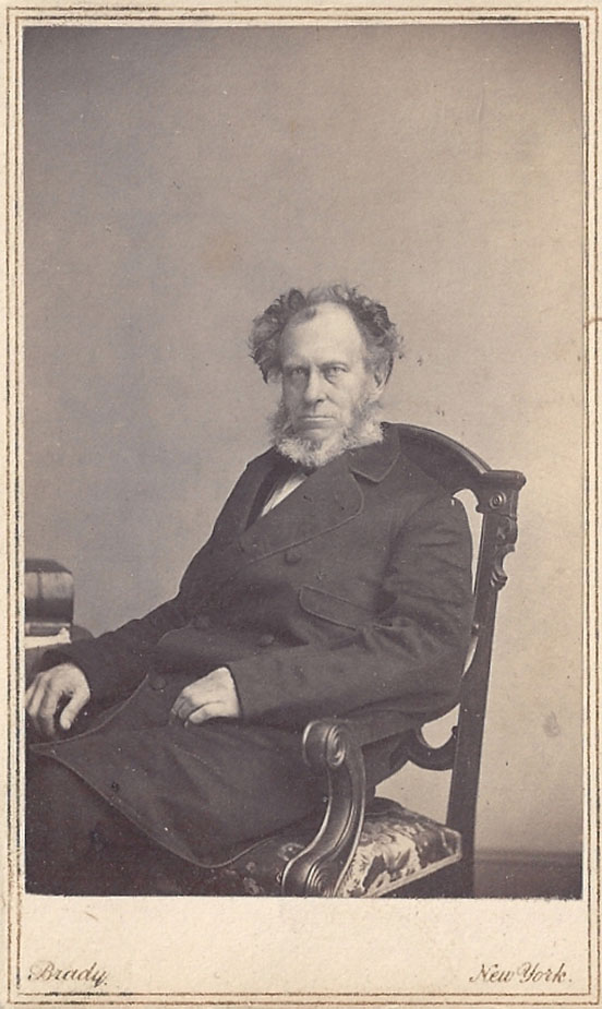 Photograph of Dr. George Cammann, MD, circa 1860, by Matthew B. Brady